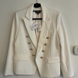 Generation Love Ivory Blazer with Gold Accents